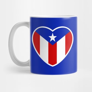 Puerto Rican heart Mug